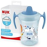 NUK Trainer Cup Trinklernbecher | auslaufsicherer Becher mit weichem Trinkschnabel &...