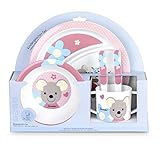 Sterntaler Geschirr-Set Mabel, Teller, Schale, Tasse, Löffel, Gabel, Alter: Für Babys ab...