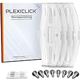 PLEXICLICK® ORIGINAL Kennzeichenhalter Rahmenlos unsichtbar | Auto Kennzeichenhalterungen...