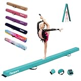 FBSPORT 240CM Faltender Schwebebalken, Gymnastik Balance Balken, Gymnastikboden Balken,...