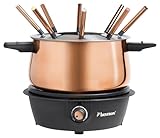 Bestron elektrische Fondue Set für bis zu 8 Personen, mit 8x Fonduegabeln & stufenlosen...