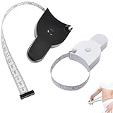 Ergonomisches Körpermaßband,150CM/60 Zoll Fitnessmaßband,Schneidermaßband,Einziehbares...