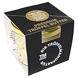 Die Trüffelmanufaktur - Feinkost Trüffelbutter Premium mit 25% echtem frischen schwarzem...