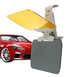 Blendfreie Sonnenblende für Auto, 2 in 1 Auto Blendschutz Sonnenblende Auto Sonnenblende...