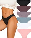 ALL OF ME 6er Pack Unterhosen Damen Baumwolle Unterwäsche Frauen Slip Baumwoll Frauen...