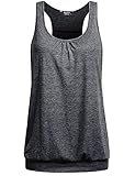 UNibelle Tank Top Damen Yoga Shirt Top Sport Tanktop Ärmellos Racerback Fitness Oberteil...