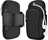 Armband Armtasche, Rennen Outdoor Handytasche Sport Laufen Doppel Reißverschluss...