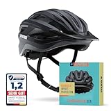 Alphatrail Fahrradhelm Ben - Sicher, Komfortabel & Leicht - Größe 55-61cm Schwarz -...