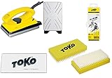 Toko Skiwachs-Set 4-teilig mit Wachsbügeleisen - für Alpin + Nordic + Board