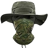 ehsbuy Sonnenhut Herren Military Safari Hut Sommerhut Breiter Krempe Camo Wanderhut Armee...