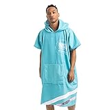 HOMELEVEL Badeponcho Unisex - Surf Poncho aus Baumwolle/Polyester - Handtuch...