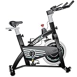 UMAY LONTEK Heimtrainer Fahrrad, mit 13kg Schwungrad, Indoor Cycling Bike mit...