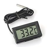 ARCELI Digital LCD Thermometer Temperaturüberwachung mit externer Sonde für Kühlschrank...