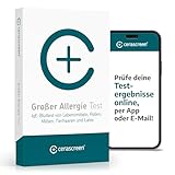 Großer Allergie Test von CERASCREEN - Umfangreiche Laboruntersuchung von 61 Allergenen...