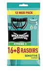 Wilkinson Xtreme 3 Pure Sensitive Einweg-Rasierklingen, 24 Stück