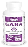 Supersmart - Gaba 750 mg (Gamma-Amino-Buttersäure) - Stresskiller - lindert...