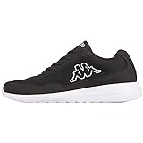 Kappa Unisex Follow Sneaker, Schwarz Black White 1110, 40 EU