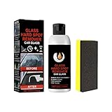 ihreesy 50ml Autoglas Reparaturflüssigkeit,Rissglas Kratzer Entferner Polierpaste...