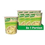 Knorr Kartoffel Snack Speck & Zwiebeln leckeres Kartoffelgericht fertig in nur 5...