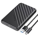 Festplattengehäuse 2,5 Zoll, ORICO 6Gbps USB C 3.1 Gen 1 Festplatten Gehäuse für 9.5mm...