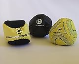 Juggle Pro Hacky Sack 3er Set Footbag – Bundle Freestyle – FUSSJONGLIEREN