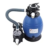 Topyond 370 W Sandfilter Mit Poolpumpe Für Oberirdischen Pool – Kanisterfilter-Set Mit...