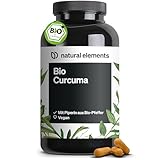 Bio Curcuma mit schwarzem Pfeffer – 240 Kapseln – 4350mg Bio-Curcuma (Kurkuma) pro...