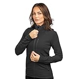 ALPIN LOACKER Merino Fleecejacke Damen 270 g/m² I Premium Merino Funktionsjacke Damen und...