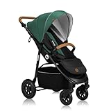 LIONELO Natt Kinderwagen Buggy bis zu 22 kg Verstellbarer Griff und Verstellung der...