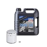 Harley-Davidson oder Liqui Moly Motorrad Ölwechsel Set Premium 5 Ölfilter +...