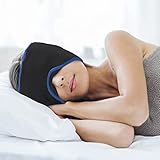 mysleepmask Schlafmaske inklusive 2 Ohrstöpseln und 2 Gelpads Bequeme...