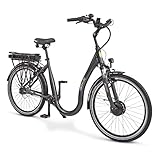 aktivelo Elektrofahrrad, Alu Tiefeinsteiger City E-Bike 26 Zoll, Shimano 7 Gang Nexus...