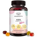 wowtamins KIDS Complete zuckerfrei leckeres Multivitamin als Fruchtgummis mit Omega 3s...