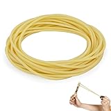 Yicaam 10M Elastische Gummischlauch Naturlatex Schleudergummiband Gummiband Elastischer...