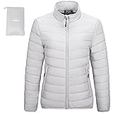 Outdoor Ventures Damen Winter Leichte Jacke Warm Kurz Packable Puffer Jacke Übergang...