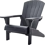 Keter 17208310a Allibert by Troy Adirondack Chair, Outdoor Gartenstuhl aus Kunststoff,...