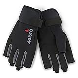 Musto 2018 Essential Segelhandschuh Sailing Short Finger Gloves Black AUGL003...