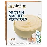 WonderSlim Instant-Pürierkartoffeln, Knoblauch – fettarm, 11 g Protein, 3 g...