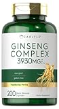 Carlyle Ginseng Extrakt Complex | 200 Kapseln | gentechnikfreie und glutenfreie Formel |...