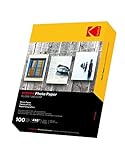 KODAK 100 Blatt 10 x 15CM Inkjet 180 g/m2 Fotopapier Hochglänzend, Sofort...