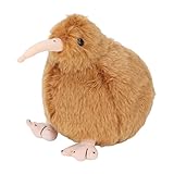 Luqeeg Kiwi-Vogel-Plüschtier, 7,9-Zoll-Vogel-Stofftier, Stofftier, Pelzige...