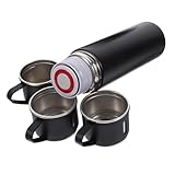 LIFKOME Thermobecher-set Doppelwandiges Vakuum Kaffeetasse Kaffeebecher Aus Edelstahl...