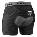 NOOYME Fahrradhose Herren Radunterhose Herren Schnelltrockende Radlerhose Herren mit...