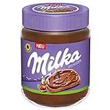 Milka Haselnusscreme 1 x 600g I Süßer Brotaufstrich I Schokoladen Creme mit...