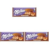 Milka Peanut Caramel 1 x 276g I Großtafel I Alpenmilch-Schokolade I mit Karamell,...