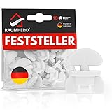 Raumhero Gardinenstopper für Schiene (16X Stopper) - Universal Gardinen Feststeller -...