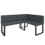 Eckbank Akiko Metal - Eckbankgruppe für Ihrem Esszimmer, Küche modern,...