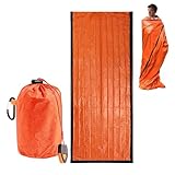 Überlebensschlafsack, wasserdichter Campingsack, leichte Thermodecke,...