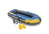 Intex Challenger 2 Schlauchboot Blau/Gelb 236 x 114 x 41 cm, 1 Stück