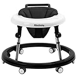 Aibeirbaby Baby Lauflernhilfe, Faltbarer Baby Walker mit Bremsendesign und...